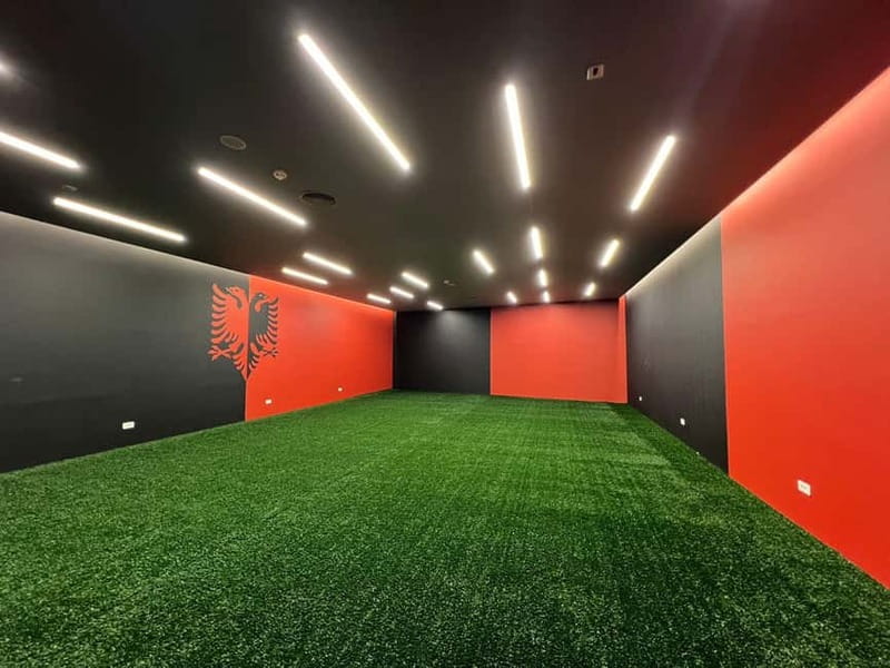 Tirana: Albania Stadium Guided Tour - Walking into the locker rooms