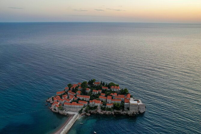 Tirana: Day Tour to Montenegro, Budva and Sveti Stefan - Entering Budva Old Town through stone lanes
