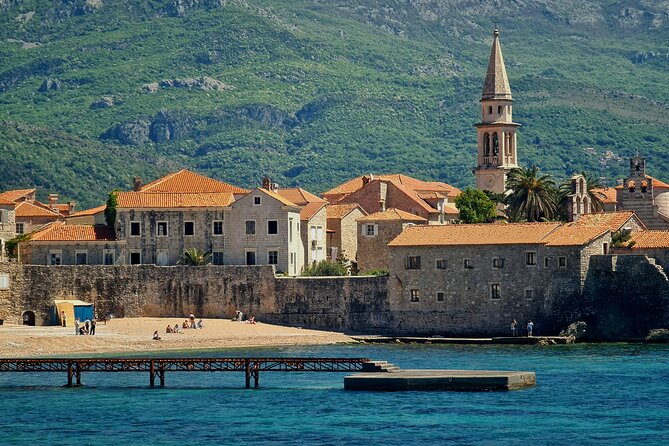 Tirana: Day Tour to Montenegro, Budva and Sveti Stefan - Church of Saint John and the view above the rooftops
