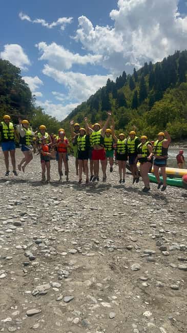 Tirana/Durrës/Golem: Vjosa Rafting, Benja Thermal Baths Tour - Rafting the Vjosa River for about two and a half hours