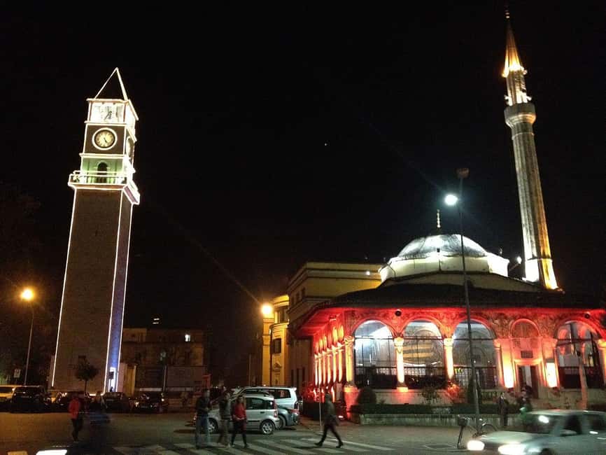 Tirana Evening & Night Walking Tour History and Architecture - Key points at a glance