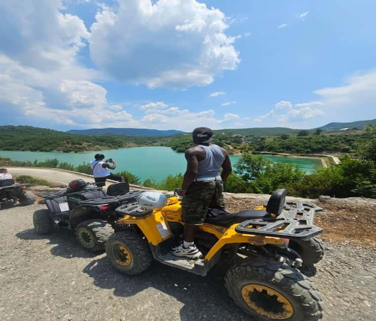 Tirana: Guided Quad Biking Tour - A 30-minute viewpoint break above Tirana