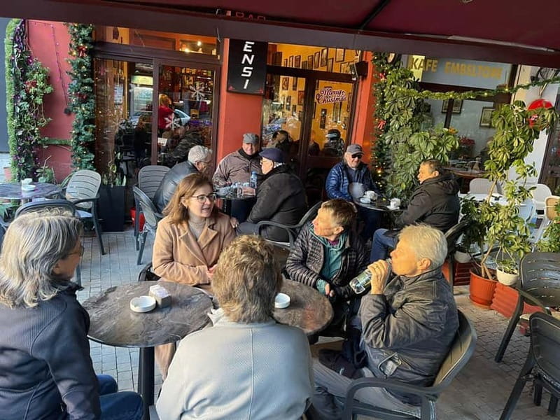 Tirana: Local food experience & walking tour - Coffee, dessert, and the final raki