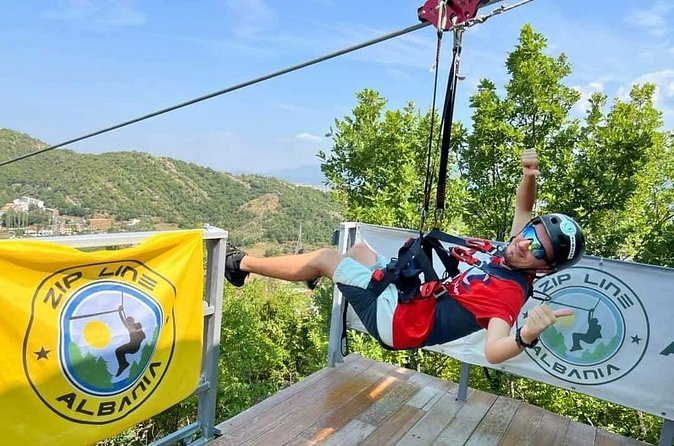 Tirana Petrela Adrenaline Tour on Balkans Longest Zipline - What the nearly two-minute flight feels like