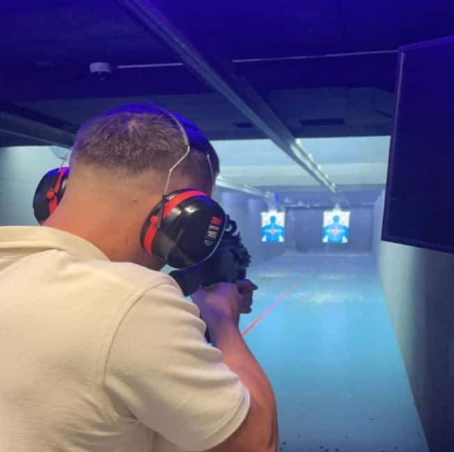 Tirana: Poligon Shooting Range with Gun & Transport - English and Albanian instruction
