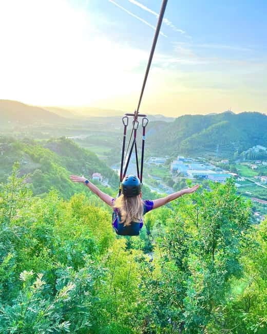 Tirana: The Balkans' Longest Zipline Petrela Adrenaline Tour - The ride south from Tirana to Petrela