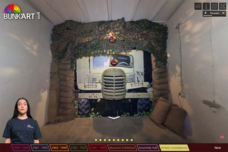 Tirana: Virtual Tour of Art Bunkers Bunk'Art 1 and 2 - Bunk’Art 2: From 1912 to 1991