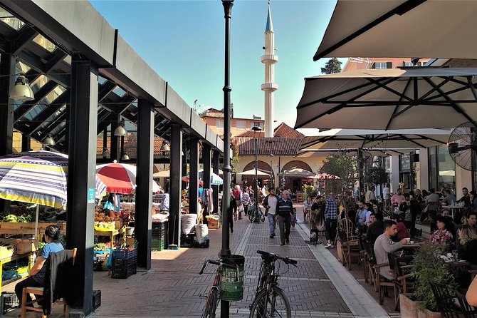Tirana Walking Tour, Extra Virgin Olive Oil and Raki Tasting - Starting under Skanderbeg’s statue
