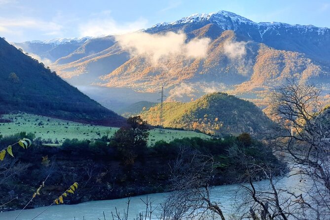 Tour to Thermal Baths of Permet and exploring Langarica Canyon - Këlcyre Gorge: waterfalls, caves, and colored water