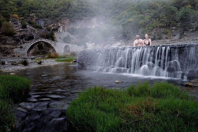 Tour to Thermal Baths of Permet and exploring Langarica Canyon - Benja Thermal Baths: six sulfur springs beside Kadiut Bridge