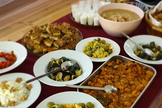 Traditional Albanian and Mediterranean Dinner - Starting with Albanian breads and pies