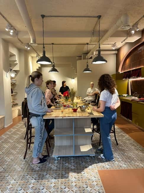 Traditional Albanian Cooking Class in Tirana & Raki Tasting - Arriving to a warm kitchen and a clear plan