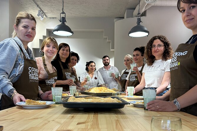 Traditional Albanian Cooking Class in Tirana with Raki Tasting - Rolling burek dough with cottage cheese