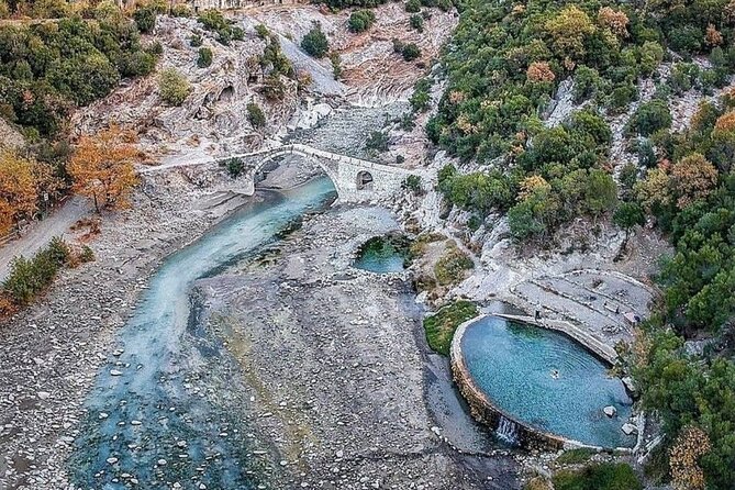 Visit Benje Thermal Baths & Kelcyra Waterfall & Langarica Canyon - The $102.36 price and what it covers