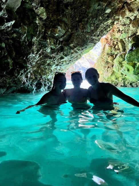 Vlora: Blue Cave and Grama Bay Full-Day Speedboat Tour - Two hours at Grama Bay