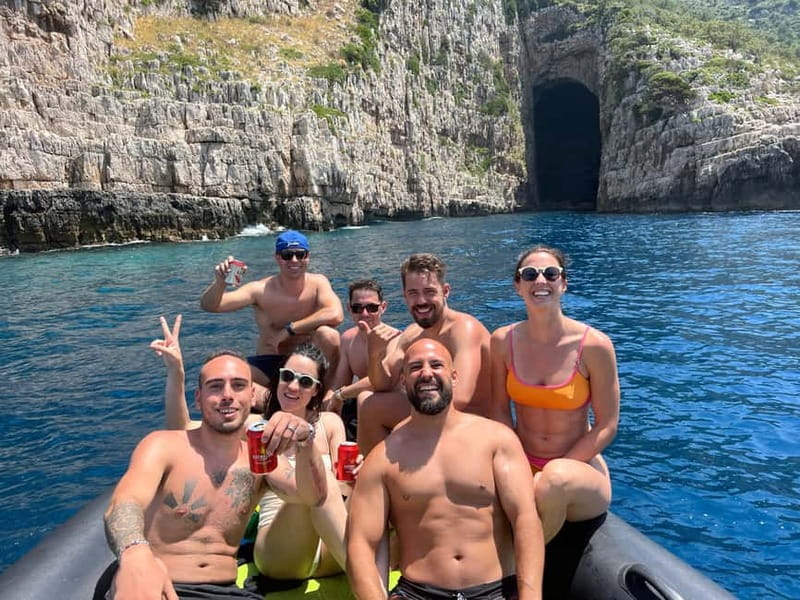 Vlora: Blue Cave and Grama Bay Full-Day Speedboat Tour - Haxhi Ali Cave, the day’s grand opening