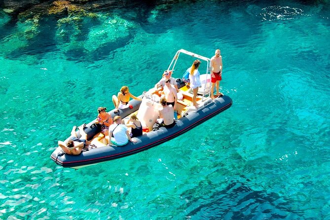 Vlora Boat Trip To Secret Blue Gem Cave & Grama Bay - Haxhi Ali Cave, the first swim of the day