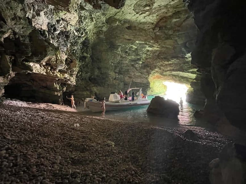 Vlore: Haxhi Ali Cave and Dafina Cave Speedboat Tour - Haxhi Ali Cave sets the tone