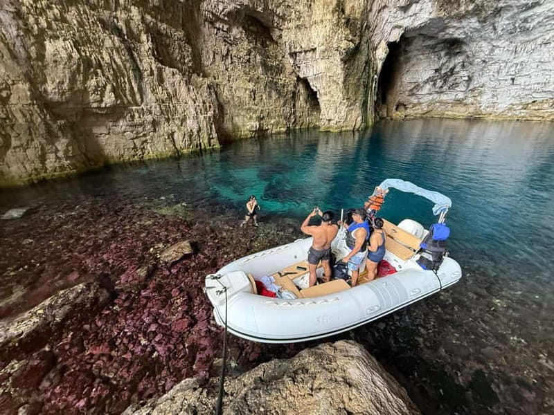 Vlorë: Haxhi Ali Cave & Karaburun SpeedBoat Tour - Weather, cancellation, and guide languages