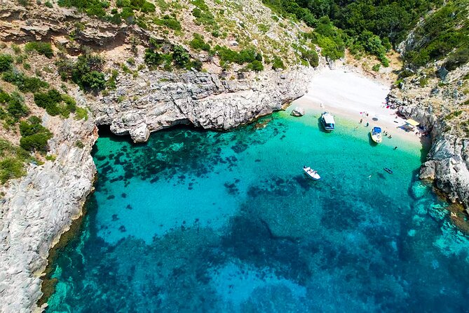Vlore Private Boat Tour Blue Cave & Grama Bay Adventure - Church Cave and the ride back to Vlore