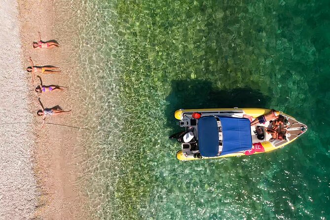 Vlore Private Boat Tour Blue Cave & Grama Bay Adventure - Haxhi Ali Cave: a strong opening stop