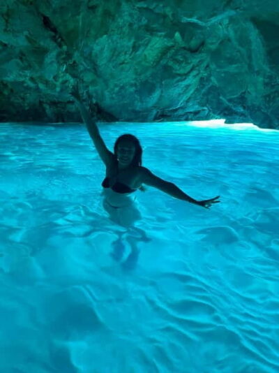 Secret Blue Gem Cave and Grama Bay Tour by Speed Boat