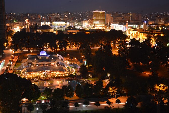 Walking tour of Tirana; History & Culture - The Pyramid and Rinia Park finish