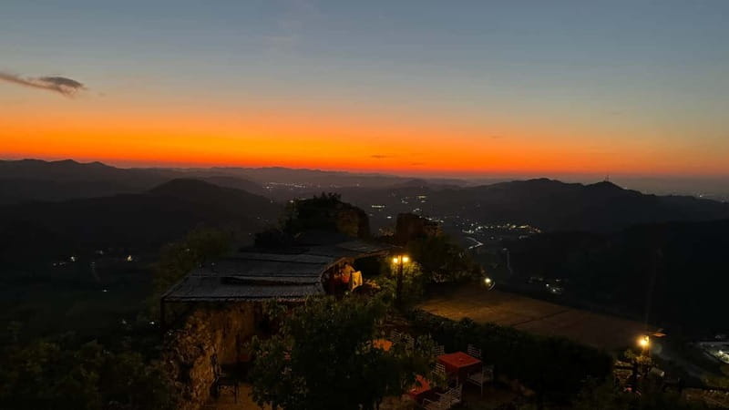 Wonderful Sunset and Dinner in the Castel Of Petrela - Why Petrela Works So Well at Sunset