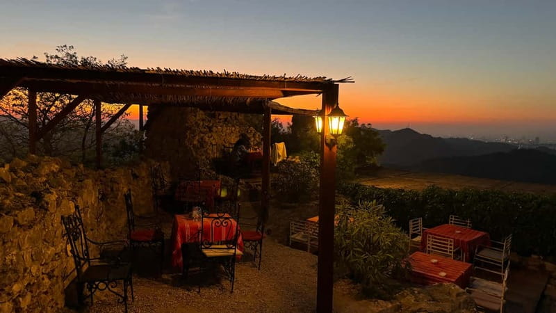 Wonderful Sunset and Dinner in the Castel Of Petrela - Leaving Tirana in a Comfortable Van